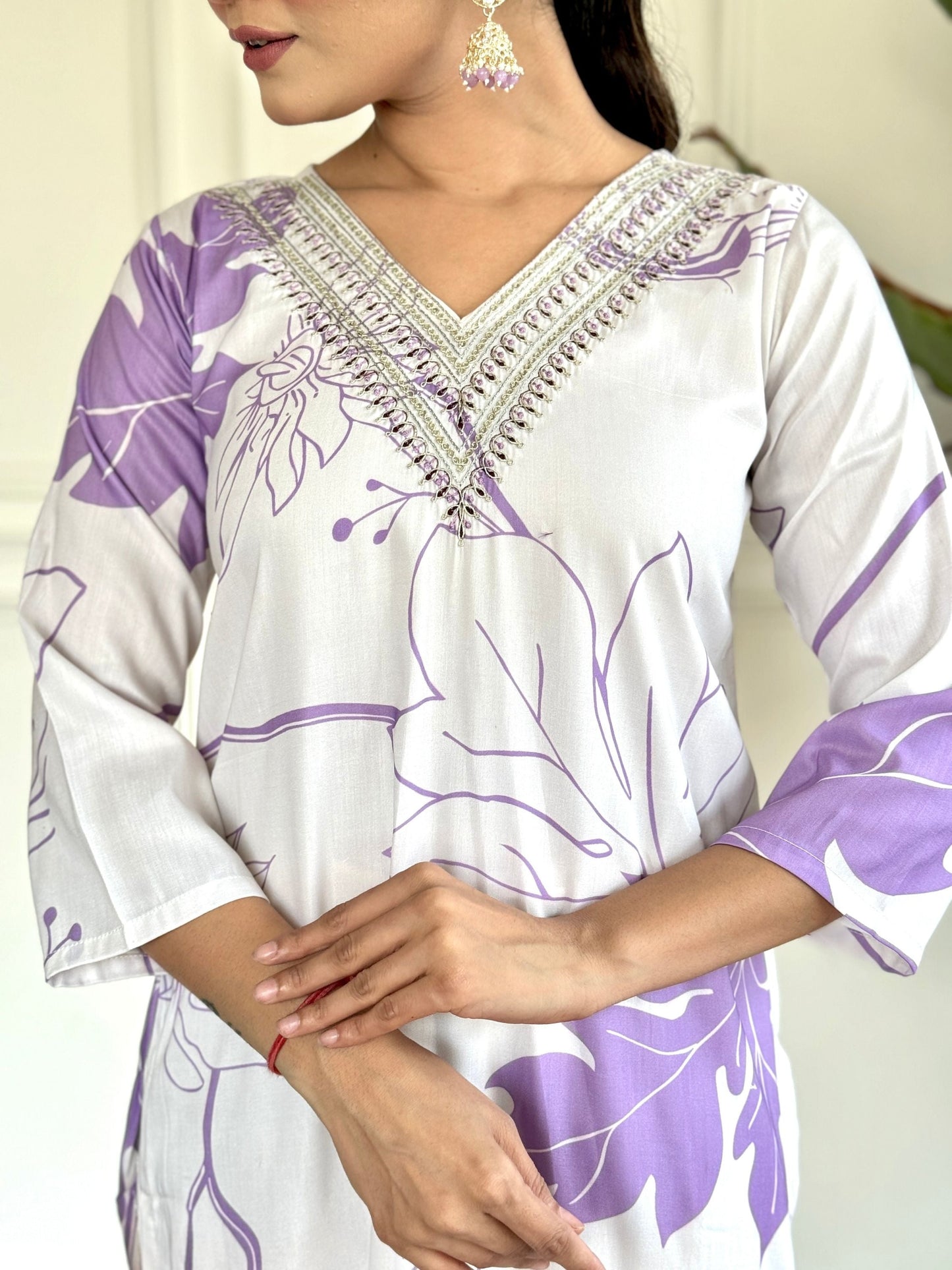 Rayon Printed Kurta Set